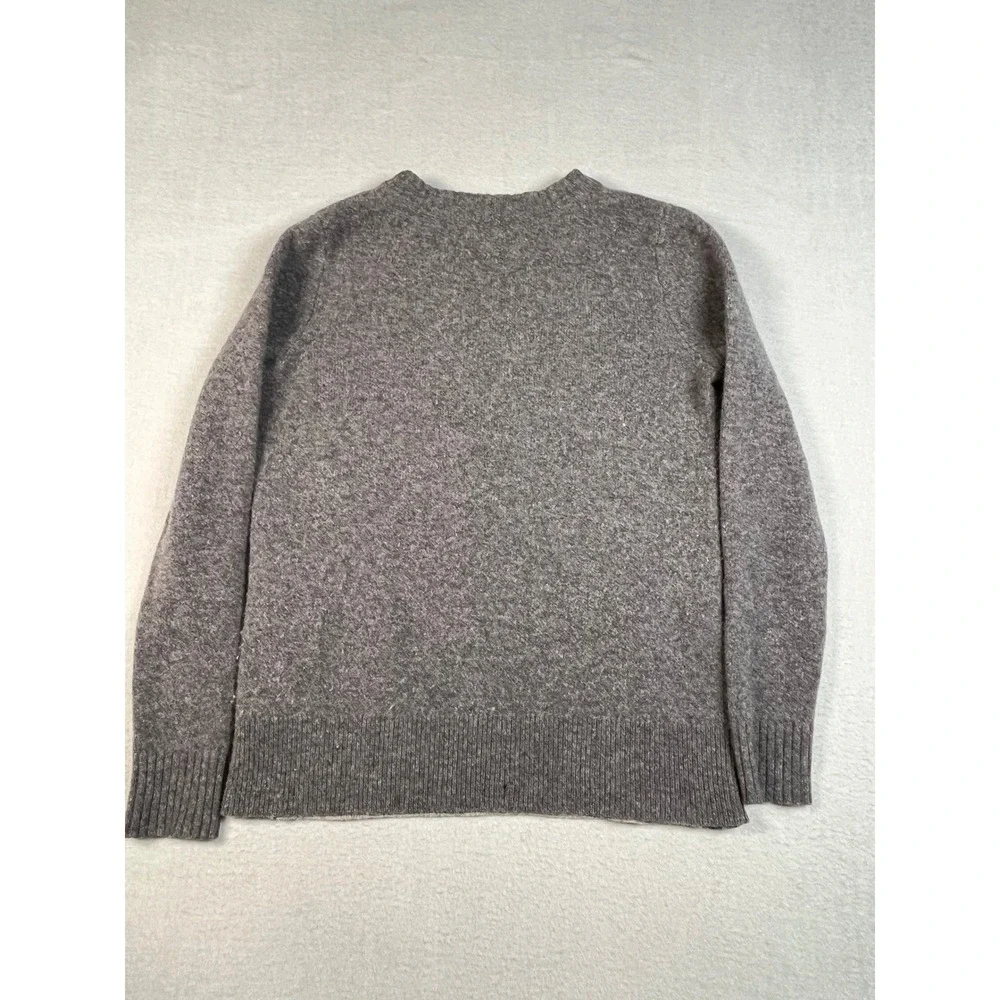 J. Crew Two‎ Tone Wool Sweater Zipper Detail Crewneck Casual Women's XS